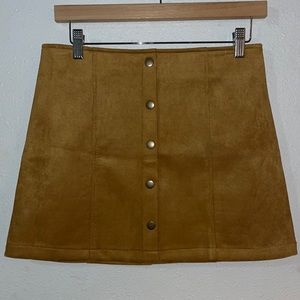 Forever 21 Suede Mini Skirt